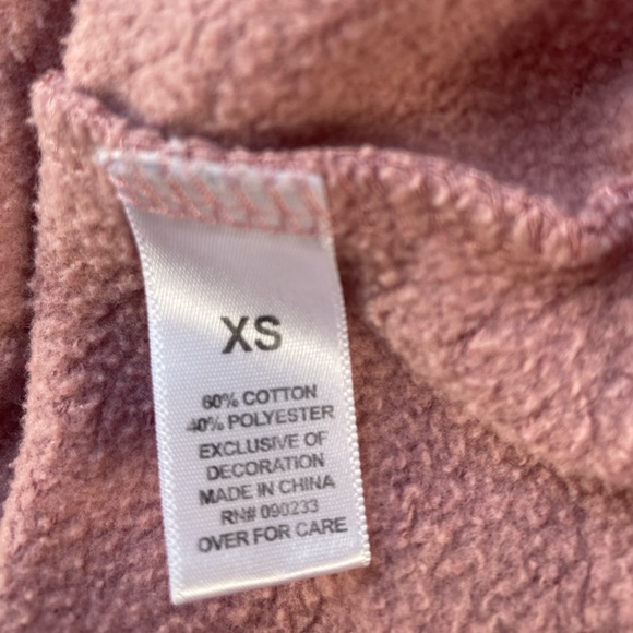 LA Hearts Pink Cropped Hoodie Size XS - Picture 8 of 9